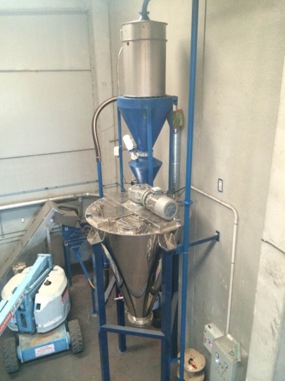 conical screw mixer in dyestuff factory